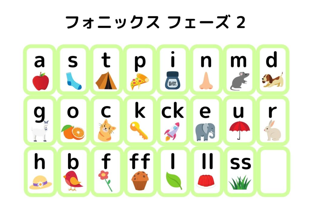 フォニックス　フェーズ２　一覧