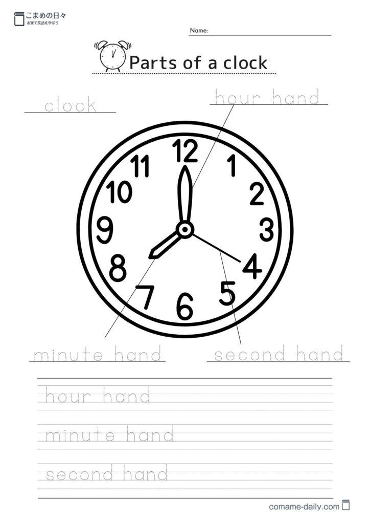 時計のパーツ学習2